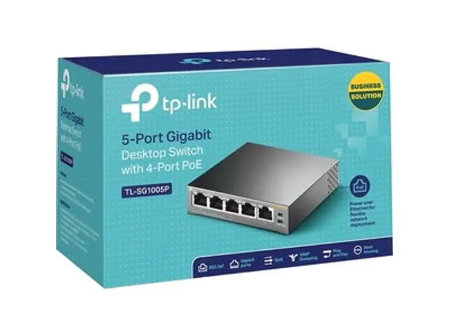 5-Poorts Gigabit Desktop Switch with 4-Ports PoE