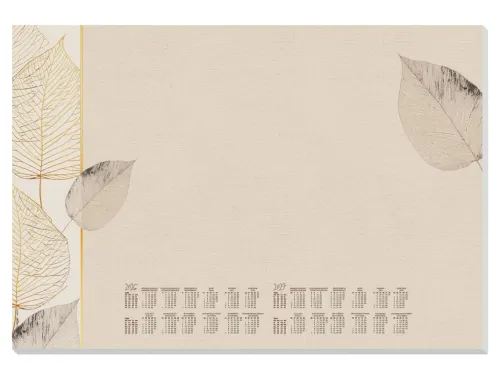 Designonderlegger Sigel Natural Leaves 26/27 59,5x41cm 30 vel 80 grams