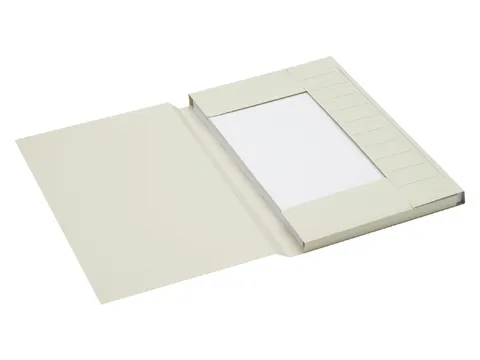 Dossiermap Secolor folio 3 kleppen 225gr grijs