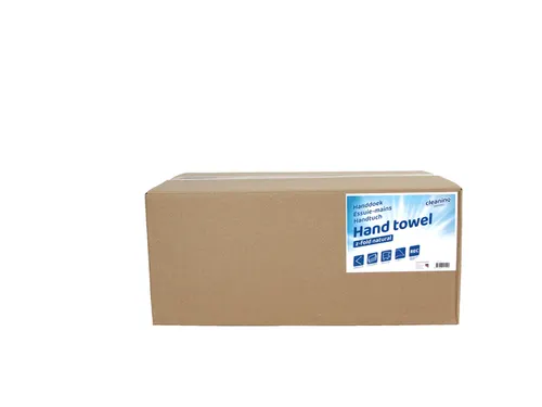 Handdoek Cleaninq Z-vouw 1-laags Naturel 20x250 stuks