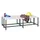 dubbele zitbank,HxLxD 430x1500x740mm,onderstel RAL5012