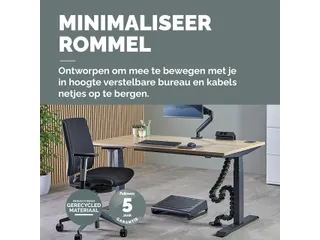 Kabelslang Fellowes zwart - 8