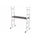 laddersteiger,2x5,sporten,balk L 0,87m,geëloxeerd