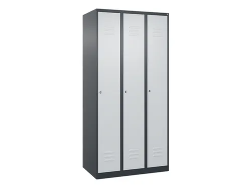 locker voor scheiding van kleding,HxBxD 1850x900x500mm,3vak