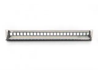 Modulair Patchpaneel 24-poorts Blank 1U Rackmontage Zwart RAL 9005 - 3
