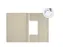 Dossiermap Djois Secolor Tree-Free folio 3 kleppen 226gr beige