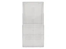 Wandfolderhouder A4 vertic (3) transp.