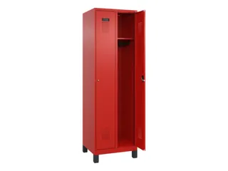 locker,HxBxD 1950x600x500mm,2vak,vak B 300mm,cil.-slot,voeten - 2