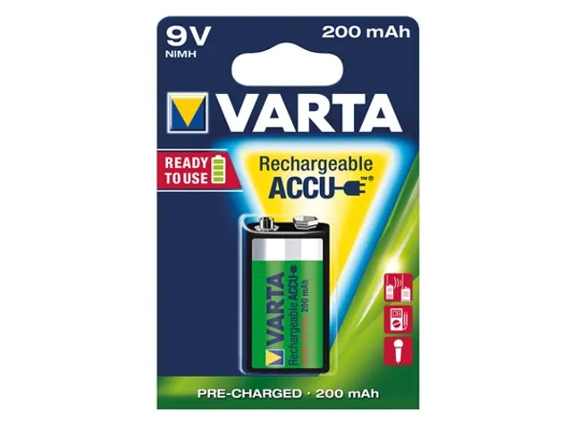 Nimh E-blok 9V 200Mah 56722.101.401 Oplaadbaar 1 St./Blister