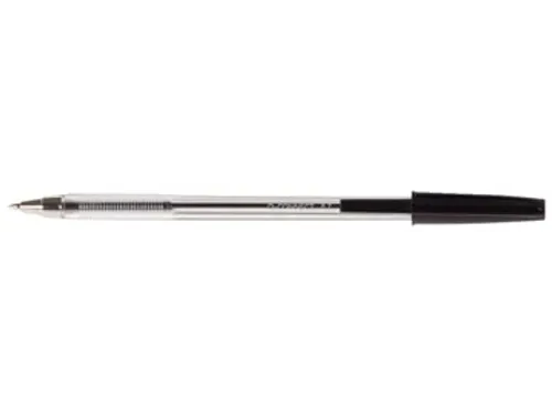 Balpen Met Dop Medium Punt 1.0mm Zwart