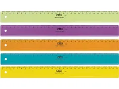 Lat Uit Plastic Assorti Kleuren, 30 Cm