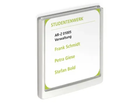 OUTLET Click Sign Deurbordje 149x148mm Wit