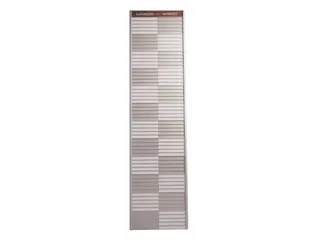 Menoor In-Uit bord 60 namen Aluminium Aanwezig/Afwezig donker Houtlook - 1