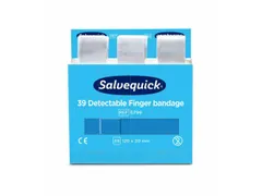 Cederroth 6796 vingerpleister, detecteerbaar blauw, doos met 6 navulli