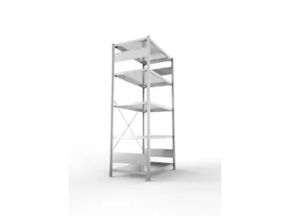 systeemstelling,grondveld,CLIP,HxBxD 2000x1056x636mm,vakl. 150kg - 5