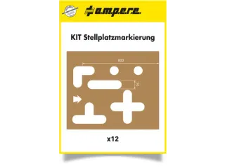 Sjablonenset,Standplaatsmarkering,V. Vloermarkeerapparaat - 1