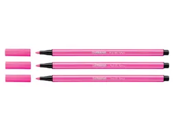 Viltstift STABILO Pen 68/056 medium neon roze