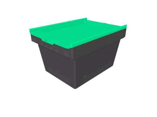 Herbruikbare containers HxLxB 240x410x300mm 18l PP-regeneraat groen