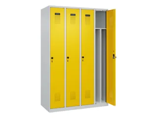 locker voor scheiding van kleding,HxBxD 1850x1200x500mm,4vak - 1