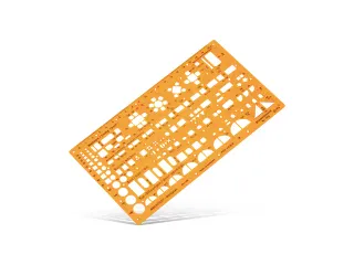 Sjabloon Standardgraph gecombineerd architectsjabloon 1:100 - 3
