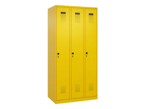 locker voor scheiding van kleding,HxBxD 1850x900x500mm,3vak