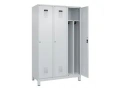 locker voor scheiding van kleding,HxBxD 1950x1200x500mm,3vak