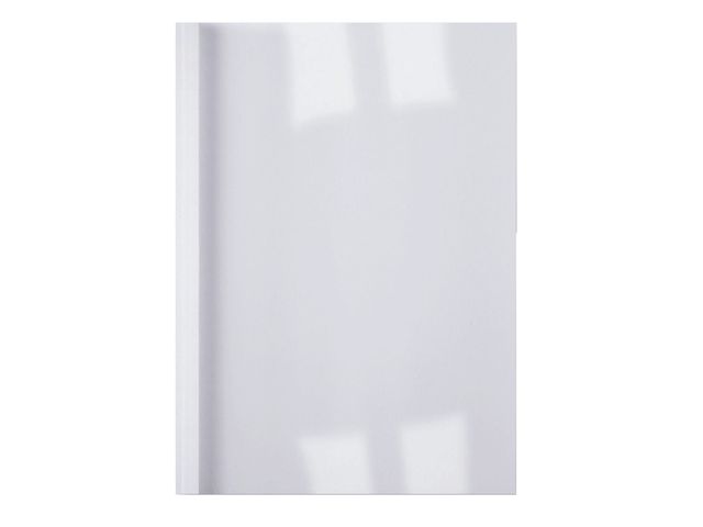 Chemise thermique GBC A4 1,5mm lin blanc 100 pièces
