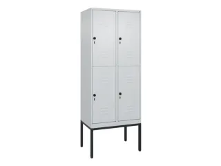 dubbeldekse locker,HxBxD 2120x800x500mm,2x2vak.,vak B 400mm - 1