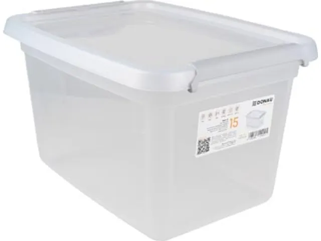 Boîte De Rangement, 15 Litres, Transparent