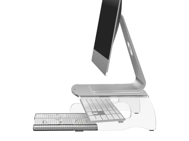 LCD Monitorverhoger VH 550 transparant acryl