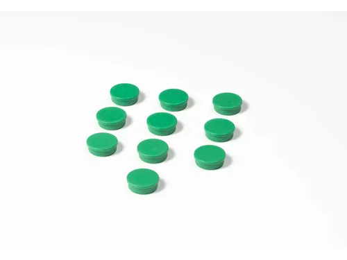 Memomagneten 10 Stuks Groen 25mm 10 stuks