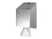Midi Poetsrol Dispenser 438990 RVS mat geslepen