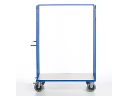 pakketwagen,draagverm. 600kg,laadvl. LxB 1200x800mm,houtetage,RAL5010