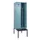 locker met bank,voor scheiding van kleding,HxBxD 2120x600x815mm,2vak