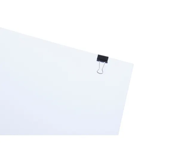 Papierklem MAUL 213 foldback 16mm capaciteit 5mm zwart