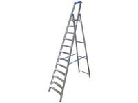 Ladder Aluminium Bordes H 2 80M 12Treden Incl. Bordes