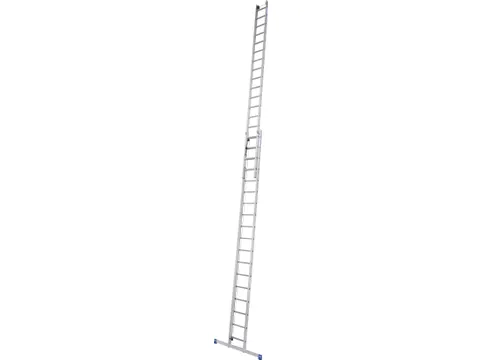 optrekladder,2x20,sporten,balk L 5,8-10,55m,2-dlg.,aluminium