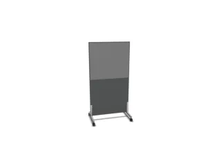 scheidingswand,HxB 1545x800mm,MS-donkergrijs,BN8078-grijs - 2