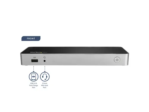USB C Dock, Dual Monitor HDMI & DisplayPort 4K 30Hz