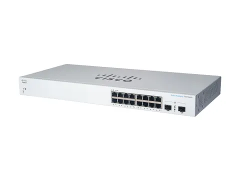 Cisco CBS220-16P-2G Managed L2 Gigabit Ethernet Switch Wit