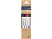 Viltstift Legamaster TZ 140 whiteboard rond 1mm assorti blister à 4 s