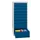 ladekast 1000x500x600mm 8laden cilinderslot RAL7035 front RAL5010