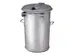 Staalverzinkte Afvalbak 110 Liter