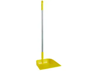 Vikan 56626 Hygiene Stofblik Met Steel 75cm Geel - 1