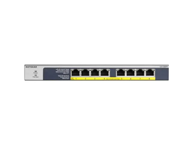 8-Poorts Poe/poe+ Gigabit Unmanaged Switch