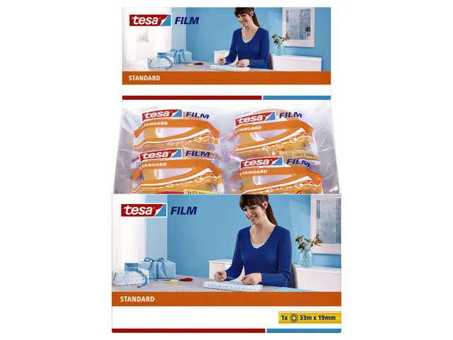 Plakband Tesa film standaard 19mmx33m