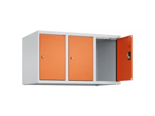 opzetkast,v. locker,3vak.,vak B 300mm,HxBxD 500x900x500mm,cilinderslot - 1