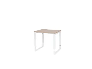 Domino Plus Bureau Hoogte Verstelbaar 800x600mm Hav/Kers 25mm Wit - 1