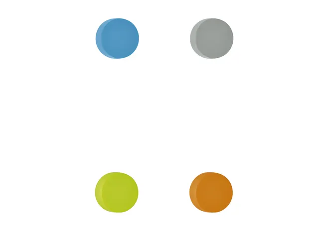 Magneet MAUL Neodymium rond siliconen 14.6x9mm 1,5kg 8 stuks