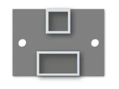 montant T p. parois de séparation H 2200mm RAL5002